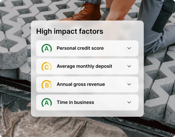high impact factors to your business credit score